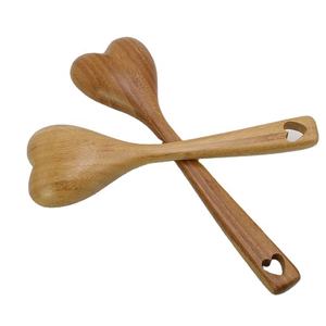 Cucchiaio a Cuore in Legno di Bambù e Acacia Ecologico per San Valentino e Festa della Mamma - Product Image 6
