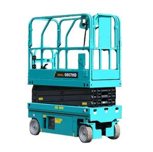 Plataforma Elevadora de Tijera Hidráulica Eléctrica SWSL0807HD de 8m y 230kg para Operaciones de Almacén - Product Image 3