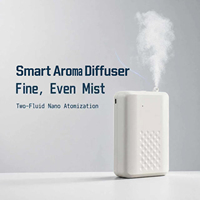 Diffuseur de parfum sans eau à air froid, contrôlé par application électrique, pour usage commercial, purificateur d'air, 150 ml, mural, en plastique