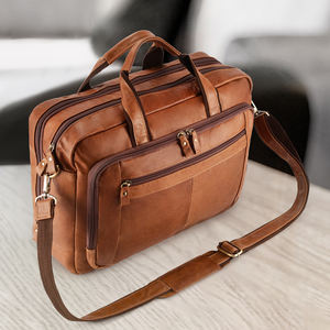 Porte-Documents en <span class=keywords><strong>Cuir</strong></span> Grande Capacité avec Logo Personnalisé pour Hommes, <span class=keywords><strong>Sacoche</strong></span> <span class=keywords><strong>Ordinateur</strong></span> <span class=keywords><strong>17</strong></span> <span class=keywords><strong>Pouces</strong></span>, Sac à Main pour Hommes - Product Image 3