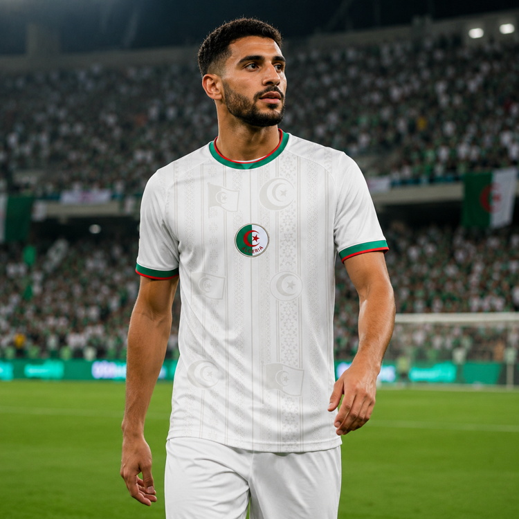 完璧なパフォーマンスのための快適なアルジェリアのサッカージャージ