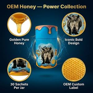 Miel pur VIP de qualité supérieure, sachets individuels de 22 g, emballage personnalisé OEM, vente en gros de bâtonnets de miel naturel - Product Image 3