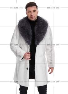 Abrigo de Visón con Cuello Chal para Hombre, Grueso, Suave y Esponjoso, para Invierno - Product Image 2