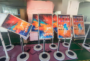 27 32 인치 엔터테인먼트 인터랙티브 스마트 TV 디스플레이 휴대용 모니터 안드로이드 13 8 + 128gb 터치 스크린 내장 카메라 배터리 - Product Image 5