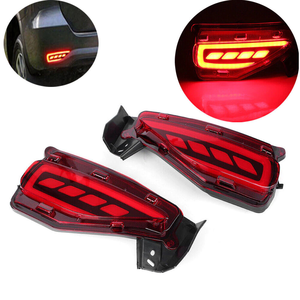 Lampu Reflektor Belakang LED untuk Toyota Fortuner SW4 2015 2016 - 2020 <span class=keywords><strong>2</strong></span>/3 Fungsi Lampu Kabut Bumper Belakang Lampu Rem - Product Image 4