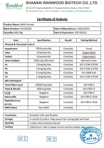 99% <span class=keywords><strong>Nicotinamide</strong></span> <span class=keywords><strong>Mononucleotide</strong></span> Poeder Cas 1094-61-7 Zuiver <span class=keywords><strong>Nmn</strong></span> Supplement <span class=keywords><strong>Nmn</strong></span> Poeder - Product Image 2