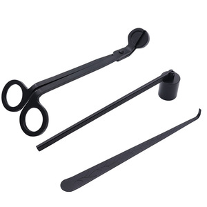 Ensemble d'accessoires pour bougies LANJO, coupe-mèche, éteignoir et dissolvant de mèche, outils d'entretien des bougies en acier inoxydable pour les amateurs de bougies parfumées - Product Image 5