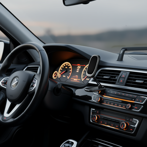 Soporte magnético para teléfono de coche, soporte para salpicadero, altura ajustable, ajuste universal para todos los teléfonos, material metálico - Product Image 2