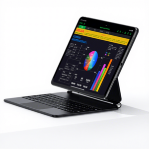 Tablette intelligente sans fil pour <span class=keywords><strong>iPad</strong></span> <span class=keywords><strong>Pro</strong></span> 11/<span class=keywords><strong>12</strong></span>,9 pouces avec pavé tactile rétroéclairé LED RVB 2018-2022 <span class=keywords><strong>Pro</strong></span> M4 M3 <span class=keywords><strong>M2</strong></span> Étui pour clavier magique - Product Image 5