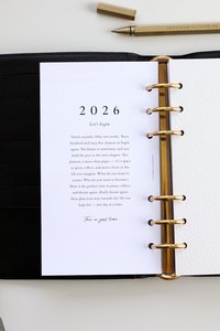 Agenda Personalizada Filofax 2027, Planificador Mensual, Recambios de Hojas Sueltas para Carpeta de 6 Anillas - Product Image 3