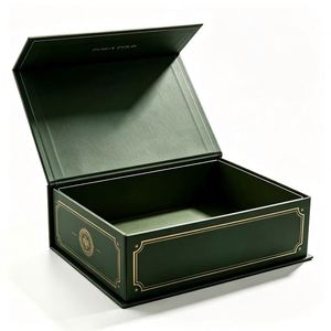 FX Eco-friendly Reusable <b>Magnetic</b> Flip <b>Gift</b> Case, Full Color Printed Hard Board <b>Box</b> for Candle & Chocolate Sets - Product Image 1