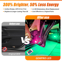 Luz de cortesía de puerta LED RGB de alto brillo sin errores Canbus para Toyota para Lexus para Subaru
