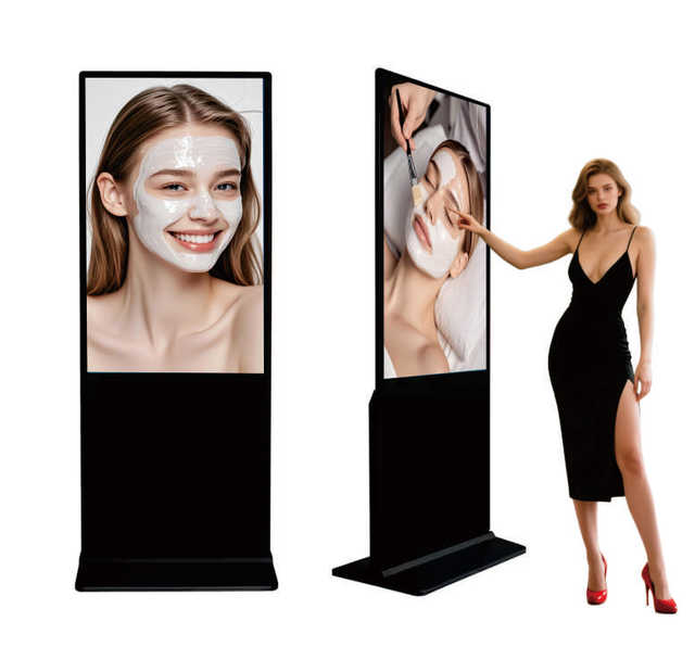 43 Inch High Quality LCD Screen Floor Standing Digital Signage for Shopping Mall Restaurant and Store Menu Display