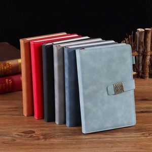 Carnet de notes A5 en cuir PU à couverture rigide, personnalisable, design minimaliste, agenda professionnel, couleur personnalisée, vente en gros 2026 - Product Image 4