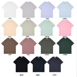 <span class=keywords><strong>2025</strong></span> <span class=keywords><strong>logo</strong></span> của bạn 240gsm teeshirt Homme Heavyweight tùy chỉnh dập nổi t Áo sơ mi in mùa hè bán buôn quá khổ Bông Áo Thun - Product Image 4