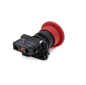 Interruptor de Botón de Plástico a Prueba de Agua Langir, Rojo, Tipo Hongo, 40 mm, 10A, IP50, LAY4-ET42 - Product Image 3