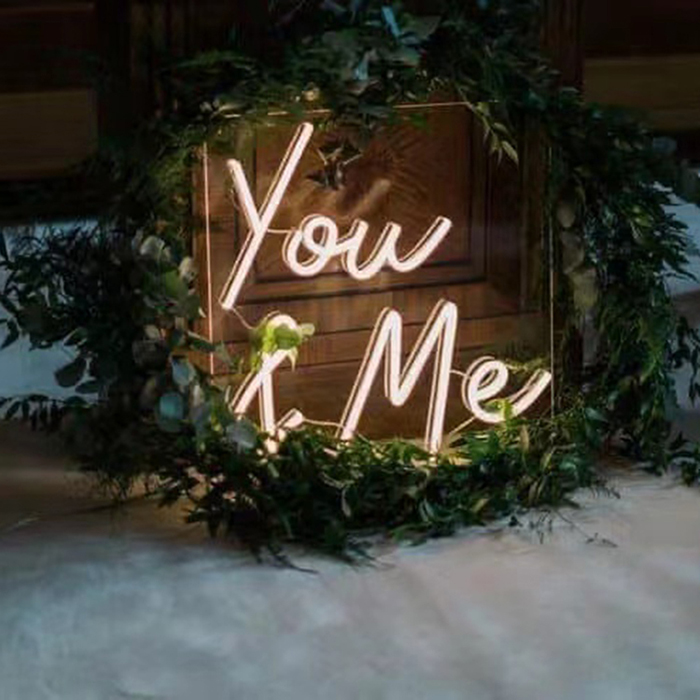 Оптовая продажа, светодиодная неоновая вывеска с буквами на заказ