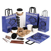 Gobelets à café jetables en papier kraft à double paroi de 8 oz avec logo personnalisé, revêtement PE, recyclables et compostables, couvercle à estampage à chaud