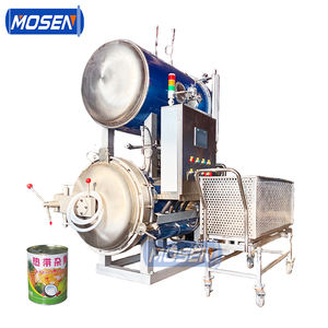 آلة تعقيم وطهي بالغمر في حمام ساخن أوتوماتيكية بالكامل للطعام، مخصصة لتعليب التونة - Product Image 1