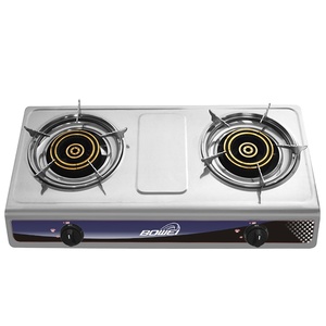 主要なキッチン家電2バーナーガスホブステンレス鋼調理台ガスストーブポータブルガスストーブ - Product Image 1