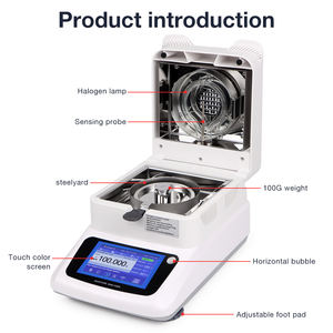 Großhandel Labor Getreide Mais Feuchtigkeit analysator Hochpräzise Halogen Spur Feuchtigkeit analyze und Detektion Feuchtigkeit analysator - Product Image 5