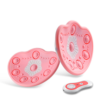 Premium ABS Umweltfreundliche Gummilackierung Kabelloser Elektrischer Brustmassager für Frauen 16 Massageköpfe 4 Arbeitsmodi Einstellbar