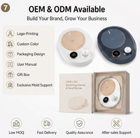 Chauffe-tasse électrique à température constante OEM ODM, sous-verre chauffant en ABS et silicone, contrôle par bouton, pour utilisation en extérieur et en voiture