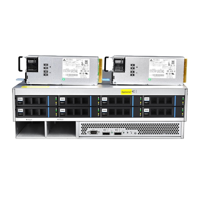 JBOD 24 Bay Server Chassis Smart Bms Enclosure SAS SATA STORAGE Server Rack case with  PSU