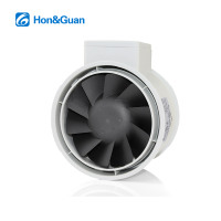 Ventilateur de gaine en ligne HF 4 pouces 100 mm, kit de ventilation d'évacuation avec contrôleur, silencieux, plastique, puissant, silencieux, 830 420 100 CFM