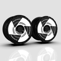 Nouveau JE Sports Design 18 pouces ABS Aerodisc enjoliveurs personnalisables faciles à installer 4 pièces décoration de voiture pour Tesla modèle 3