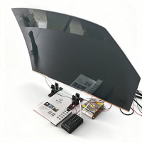 Film intelligent PDLC pour vitres latérales de voiture, film de confidentialité commutable par télécommande, découpe sur mesure, vente en gros