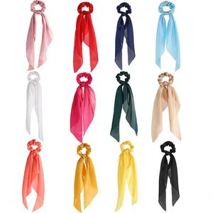 Wholesale Ladies Fabric Hair Scrunchies <b>Large</b> Hairband Intestine Ring Headwear for Women and Girls <b>Bow</b> Design - Product Image 1