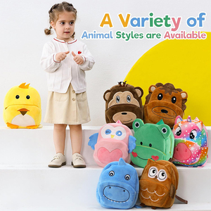 Mini <span class=keywords><strong>mochila</strong></span> U925 personalizada de dibujos animados para niños pequeños, <span class=keywords><strong>mochila</strong></span> de <span class=keywords><strong>animales</strong></span> de felpa, mochilas escolares para guardería, niños, bebés, jardín de infantes, Viajes - Product Image 6