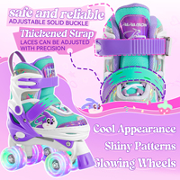 Design coloré vente chaude rouleau de patinage pour enfants chaussures avec PU clignotant roues taille réglable enfants Quad patins