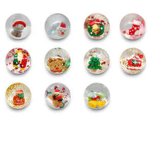 Cross-Border for Christmas Squeeze Toys Stress Relief Balls Christmas Set TPR Factory Wholesale Bubbles Age 7-14 Color Box - Product Image 1