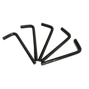 <span class=keywords><strong>Clé</strong></span> hexagonale de type L de haute précision 2.5mm 3.0mm 1/8 5/32 #8-32 <span class=keywords><strong>clé</strong></span> hexagonale hexagonale plaquée de zinc noir de nickel pour vis à six pans creux - Product Image 1