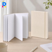 Cuaderno de Reuniones A5 Personalizable, Estético, con Hojas Sueltas, Tapa Dura, Material de Papel para la Cubierta, Regalo Escolar o Empresarial