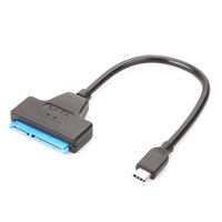 SAT naar USB Type C Adapterkabelconverter voor laptop Connect 2,5" SSD HDD harde schijf 25CM
