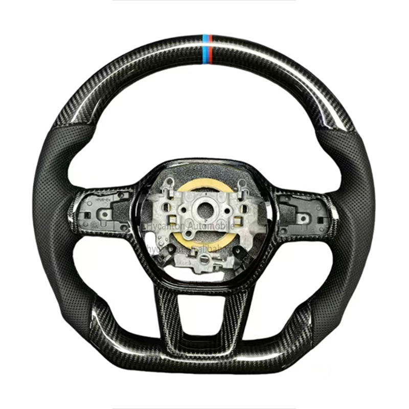 Carbon fiber+perforated leather+tricolor alignment mark