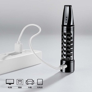 Cenicero Portátil para Coche con Carga USB y Logotipo Personalizado, Funda Protectora para Boquilla, Regalo de Navidad - Product Image 6