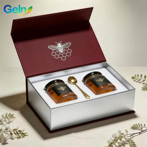 Caja de Regalo Personalizada en Forma de Libro con Cierre Magnético |   Empaque Sostenible para Miel y Regalos Gourmet - Product Image 1