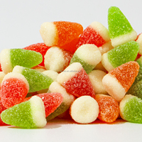 Fabrieksdirect Blokvormige Zoete Gecoate Bullet Gummy Candy Echte Fruitsuiker Bulk OEM Private Label Groothandel Exporteur