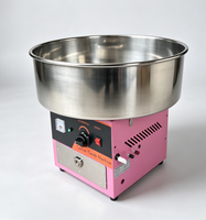 Mesin Pembuat Gula Kapas Komersial Baokang HGC-03 Bertenaga Gas, Bahan Stainless Steel, Peralatan Snack Kustom 1000W