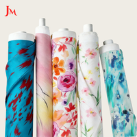 Tissu imprimé en chiffon de soie léger 100% viscose, matériau numérique pour vêtements féminins