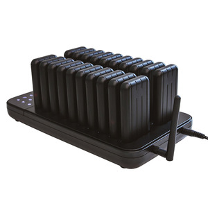 LOGO Free Wireless 20-Coaster Pager <strong>System</strong> for Restaurants and Cafes Customer <strong>Queue</strong> Calling <strong>System</strong> for Dessert Shops - Product Image 6