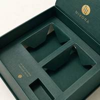 Caja de Regalo Magnética para Té, Personalizada, de Lujo, Impermeable, con Certificación ISO9001, con Grabado, Diseño Portátil, Forro de Esponja, Cartón Rígido de Alta Gama