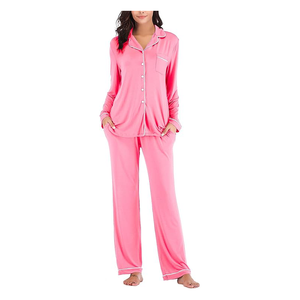 2026 ToCreative Nuova Moda Camicie <span class=keywords><strong>da</strong></span> <span class=keywords><strong>Notte</strong></span> <span class=keywords><strong>da</strong></span> Donna a Maniche Lunghe con <span class=keywords><strong>Bottoni</strong></span>, Morbido Abbigliamento <span class=keywords><strong>da</strong></span> <span class=keywords><strong>Notte</strong></span>, Set Lounge, Pigiami in Bambù - Product Image 4