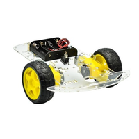 Hot Sells DIY Accessories 4WD Smart Robot Car Chassis Kit 4 Wheels Drive Motor 4WD Smart Car Kit