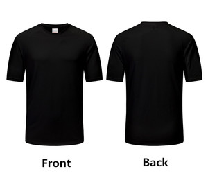 Talla de EE. UU. Y UE en stock Camiseta de manga corta con cuello redondo de secado rápido <span class=keywords><strong>antimosquitos</strong></span> <span class=keywords><strong>Camisetas</strong></span> deportivas para correr de verano - Product Image 3