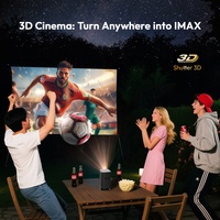 Projecteur intelligent Android BYINTEK P70X Book 1, 4K, home cinéma, 3D, DLP, batterie, projecteur portable pour le camping en plein air, mise au point automatique TOF